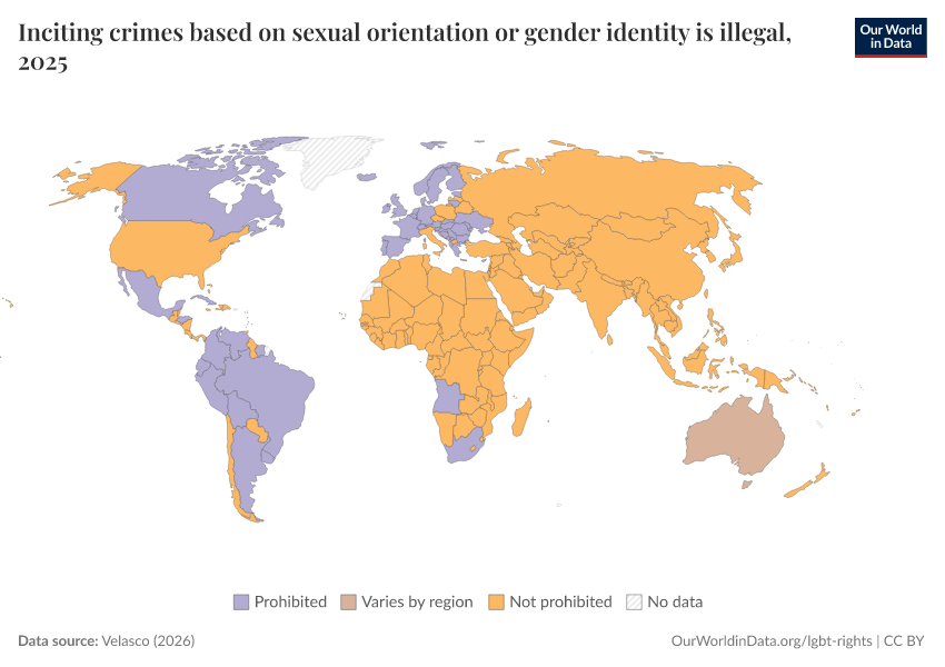 A thumbnail of the "Inciting crimes based on sexual orientation or gender identity is illegal" chart